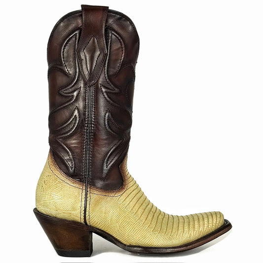 EMMA BROWN PITON BOOTS 