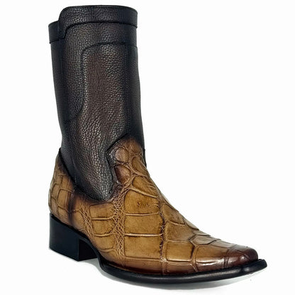 CHRISTIAN BEIGE COCODRILO ALLIGATOR  HOLANDA