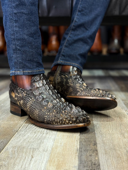 EMMA NATURAL NUCA DE COCODRILO BOOTS OVAL