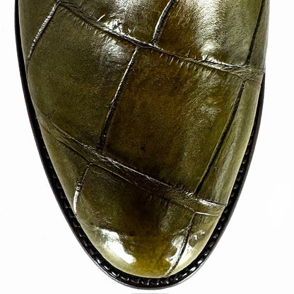 COWBOY VERDE COCODRILO ALLIGATOR OVAL