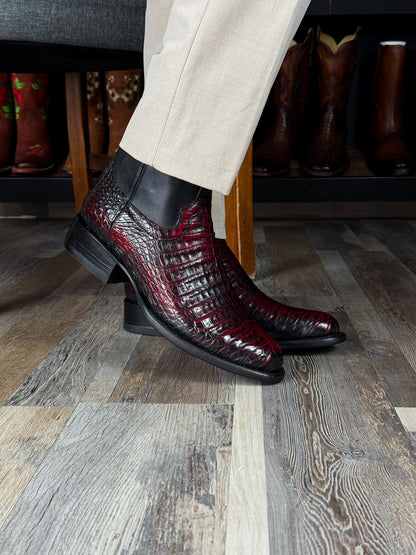 EMMA BROWN PITON BOOTS 
