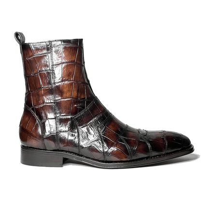 EDWARD DARK BROWN COCODRILO MORELETI