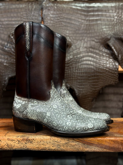 EMMA BROWN LIZARD BOOTS 