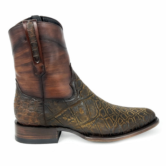 EMMA BROWN PITON BOOTS 