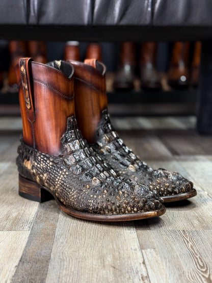 EMMA NATURAL NUCA DE COCODRILO BOOTS OVAL