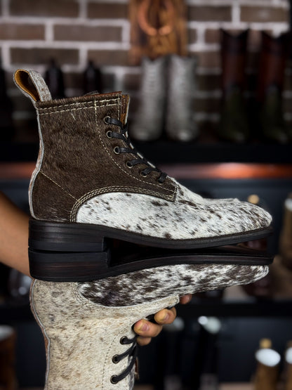 CARLO BROWN PITON BOOTS 