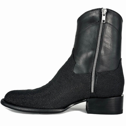 EMMA NEGRO MANTARRAYA CON DIAMANTE OVAL