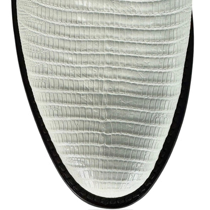 EMMA BLANCA FULL DE LIZARD OVAL