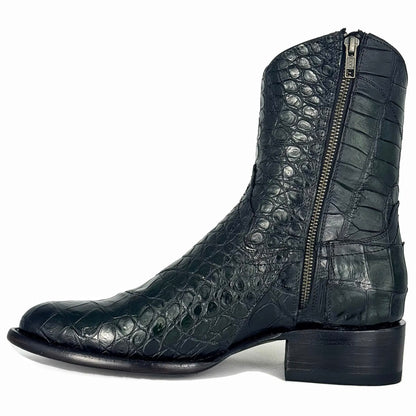 GREEN EMMA FULL MORELETI CROCODILE OVAL