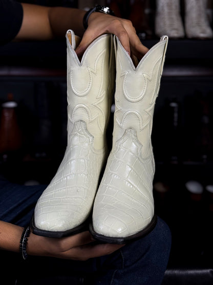 EMMA BROWN PITON BOOTS 