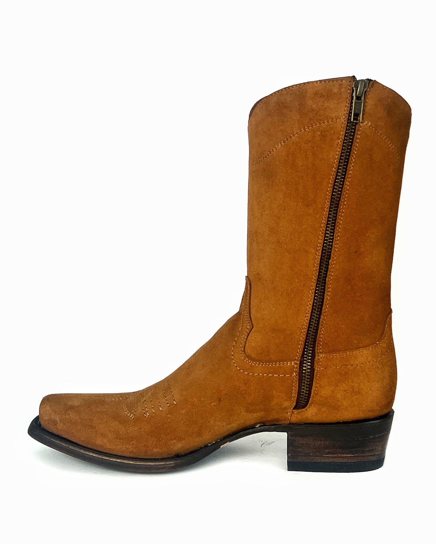 CARLO BROWN PITON BOOTS 