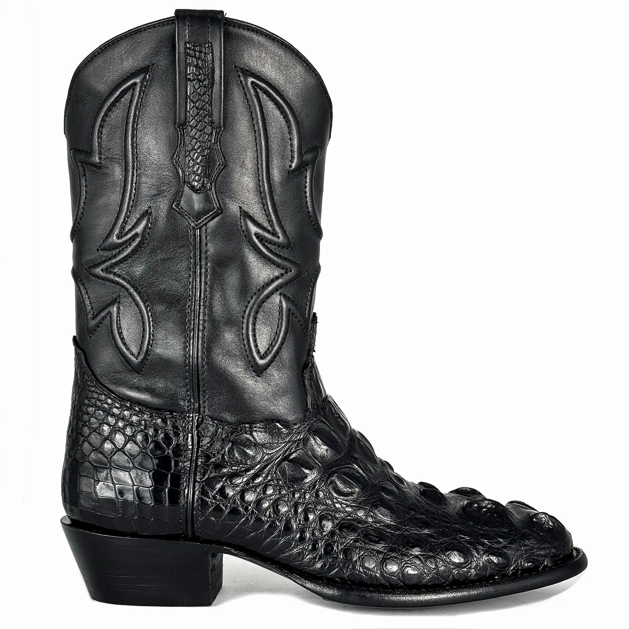 MÁXIMO NEGRO NUCA DE COCODRILO ALLIGATOR OVAL