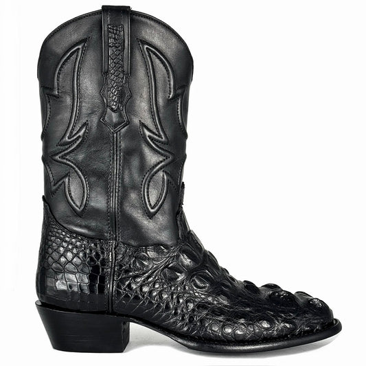 COWBOY NEGRO NUCA DE COCODRILO ALLIGATOR OVAL