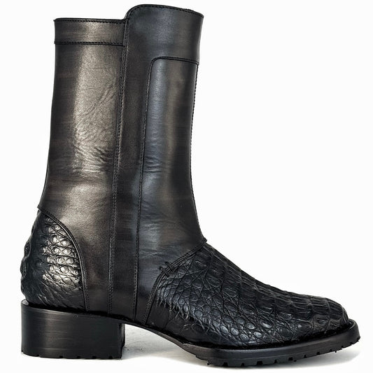 PAULO BLACK COCODRILO FUSCUS (TRACK) OVAL