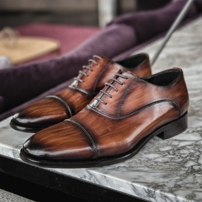 ULISES PATINA BROWN LEATHER