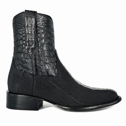 EMMA NEGRO MANTARRAYA REINA & COCODRILO OVAL