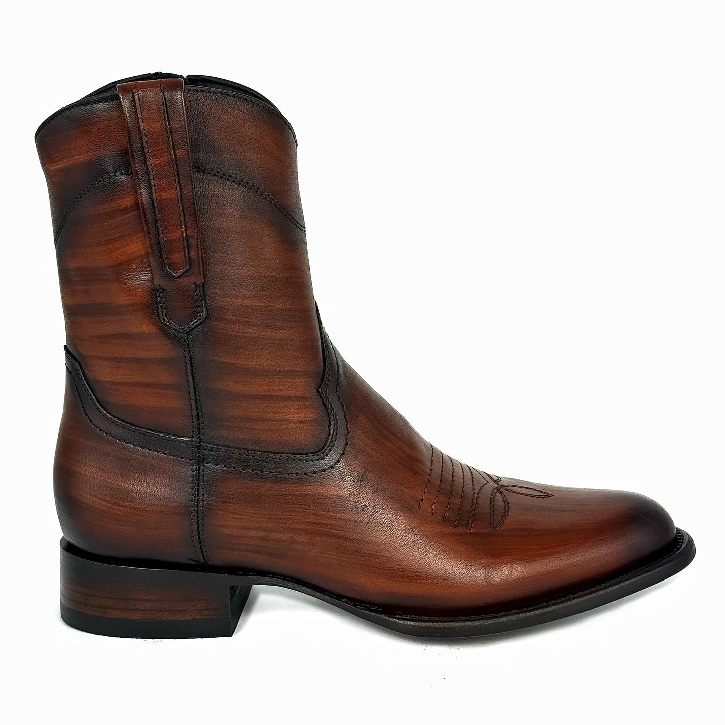 CARLO BROWN PITON BOOTS 