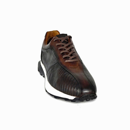 SNEAKER LIZARD DARK BROWN