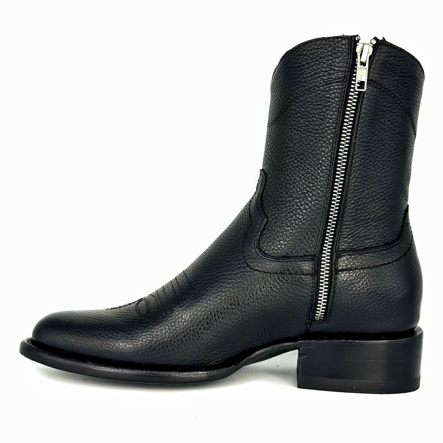 EMMA FLOOTER BLACK BOOTS OVAL