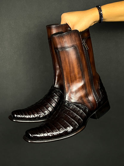 PAULO BROWN COCODRILO BOOTS ESPAÑA