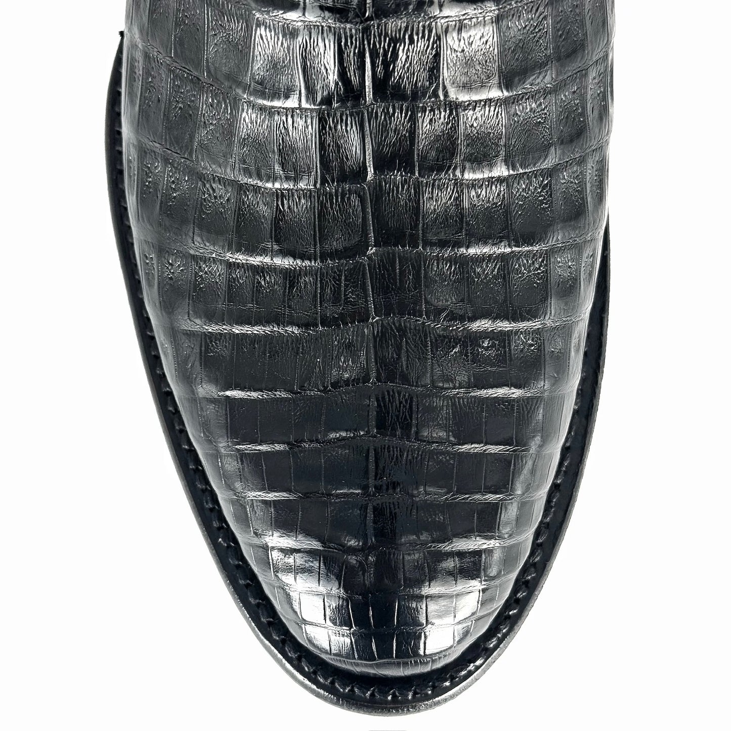 EMMA BLACK FULL COCODRILO FUSCUS OVAL