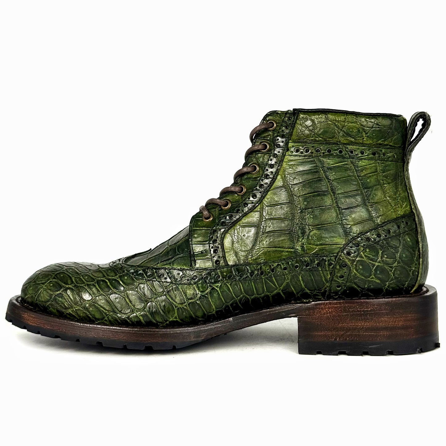 ISSAC GREEN COCODRILO BOOTS URBANO