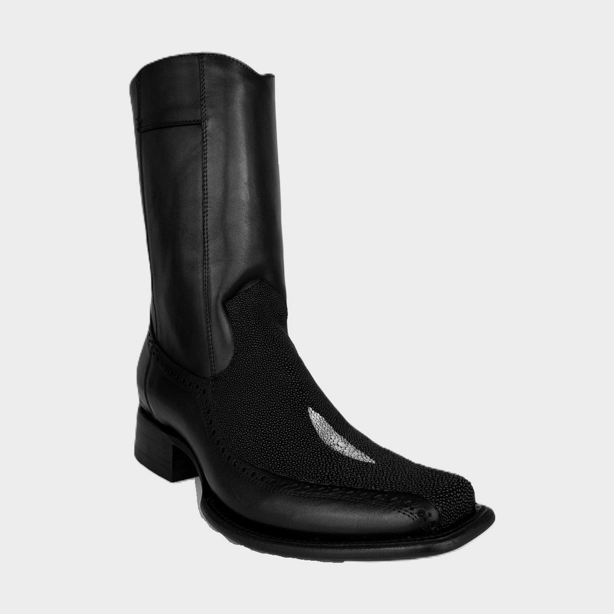 BLACK FLORETA MANTARRAYA BOOTS