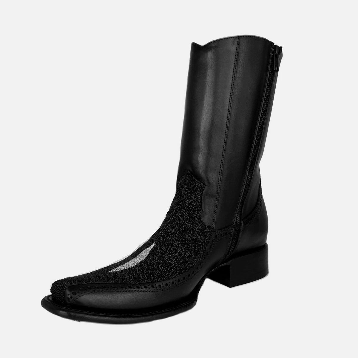 BLACK FLORETA MANTARRAYA BOOTS