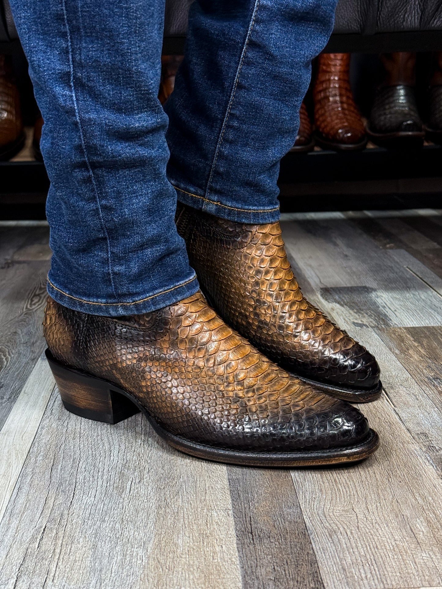 EMMA FULL PITON BOOTS OVAL