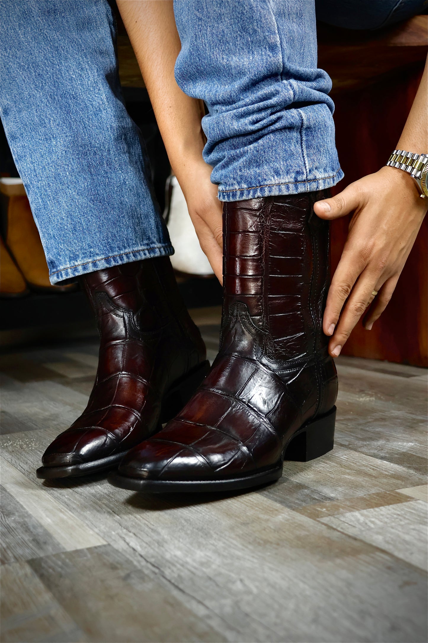 COWBOY CORDOBA FULL ALLIGATOR FRANCESA