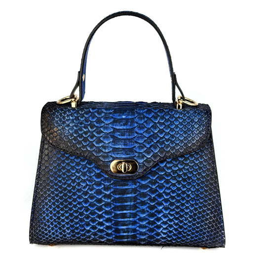 BOLSA PITON BLUE PARA DAMA