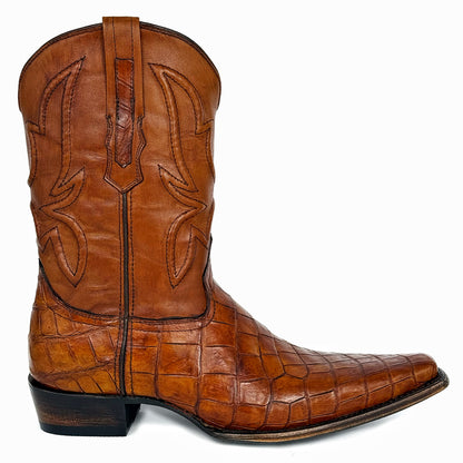 EMMA BROWN PITON BOOTS 