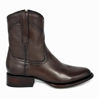 CARLO BROWN PITON BOOTS 