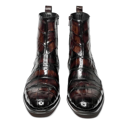 EDWARD DARK BROWN COCODRILO MORELETI