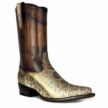 EMMA BROWN PITON BOOTS 