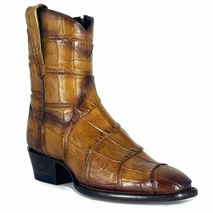 EMMA FULL BEIGE COCODRILO ALLIGATOR FRANCESA