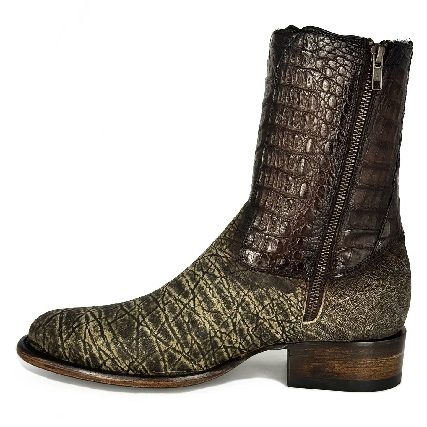 ARTHUR GREEN ELEFANTE & COCODRILO BOOTS OVAL