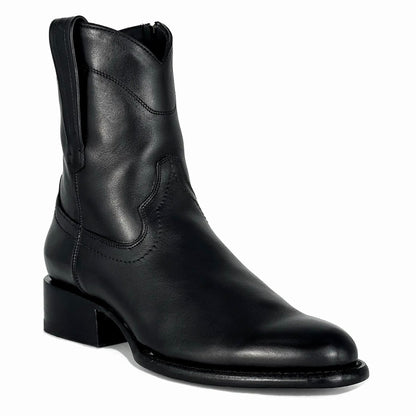 CARLO BROWN PITON BOOTS 