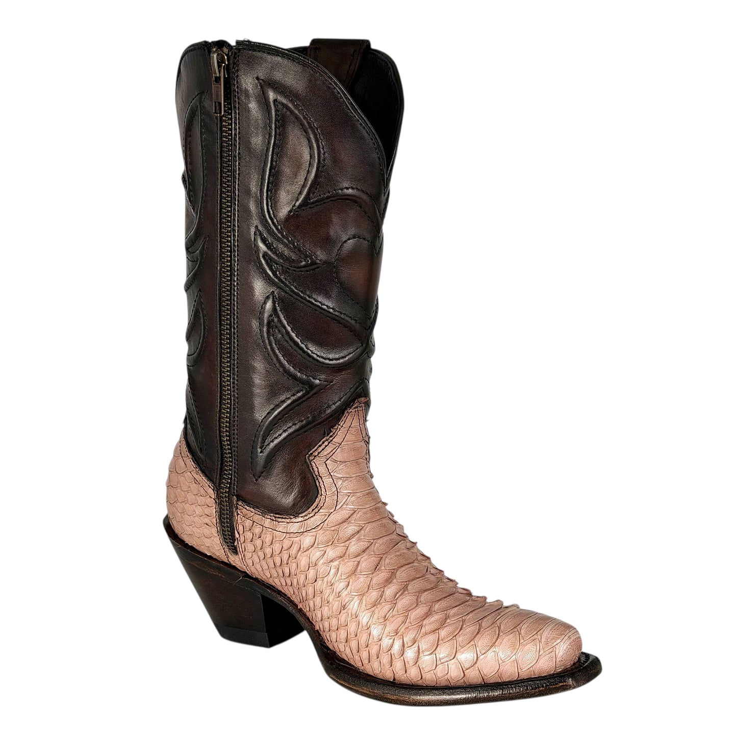 EMMA BROWN PITON BOOTS 