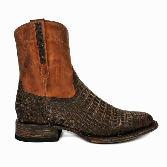 EMMA RUSTICO COCODRILO FUSCUS BOOTS OVAL