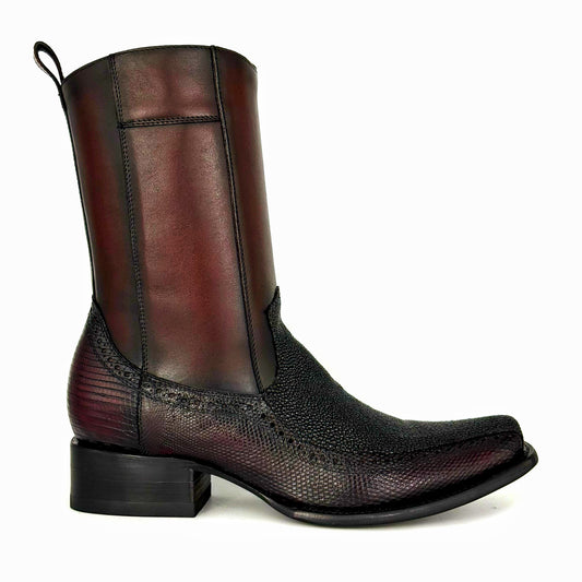 EMMA BROWN PITON BOOTS 
