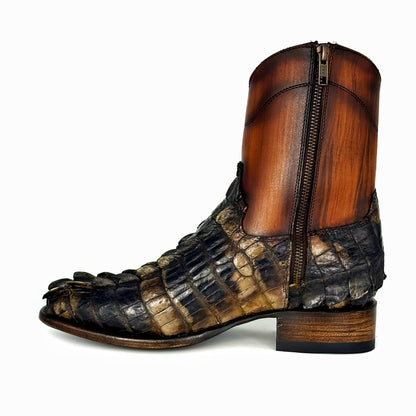 EMMA NATURAL COLA DE COCODRILO BOOTS OVAL