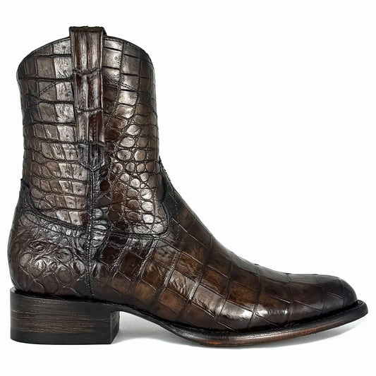 EMMA BROWN PITON BOOTS 