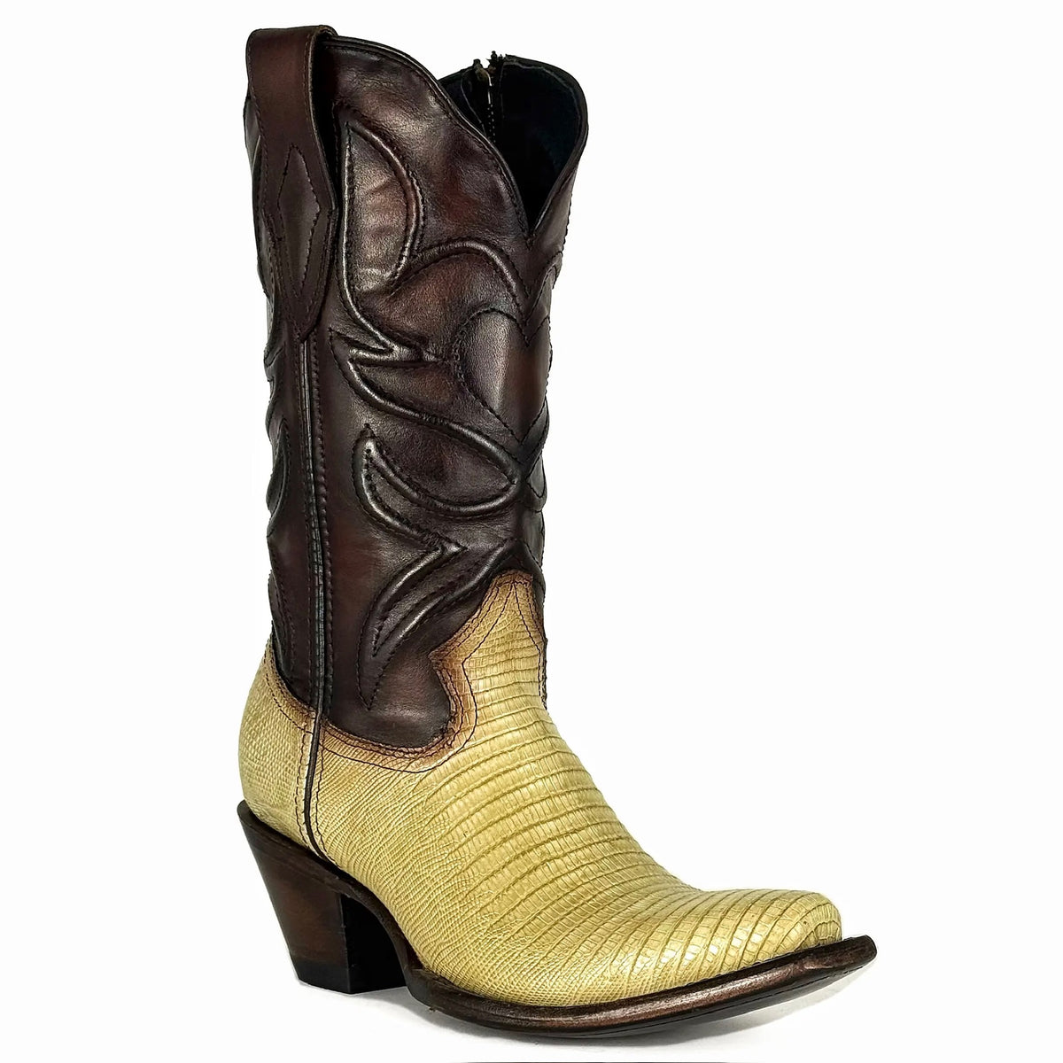 EMMA BROWN PITON BOOTS 