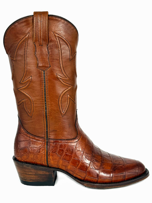 EMMA BROWN PITON BOOTS 