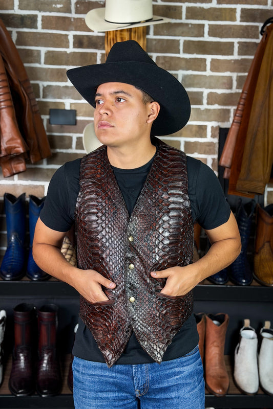 CHALECO BROWN COWBOY PITÓN