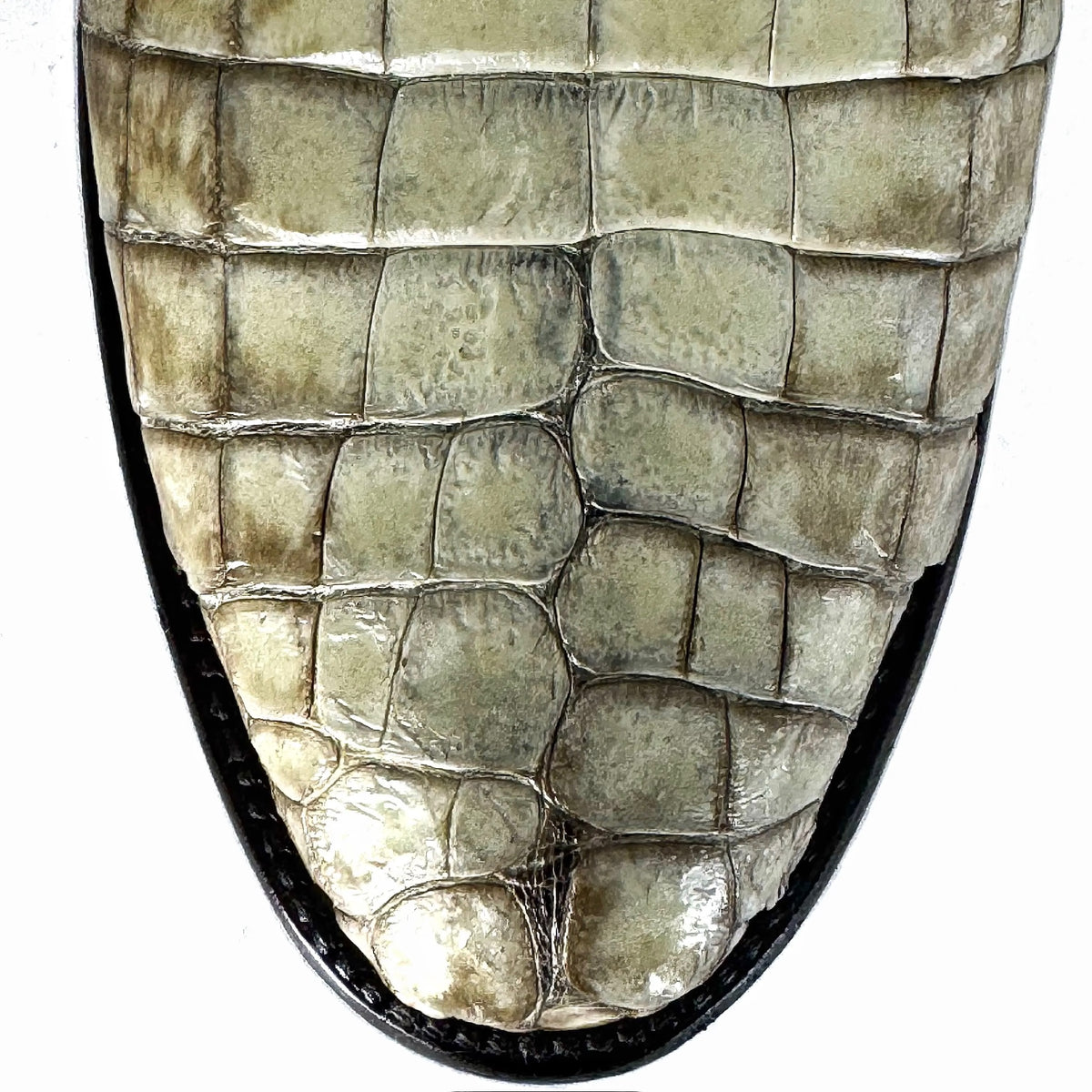 EMMA PANZA ALLIGATOR NATURAL OVAL