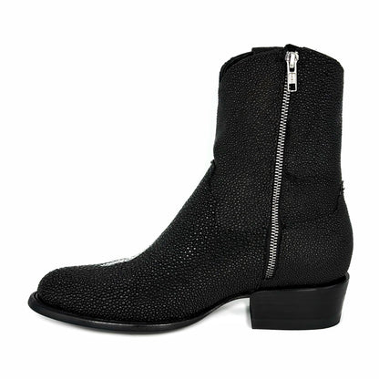EMMA BLACK FULL MANTARRAYA BOOTS OVAL