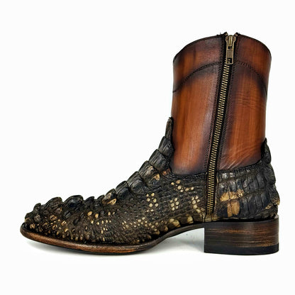 EMMA NATURAL NUCA DE COCODRILO BOOTS OVAL