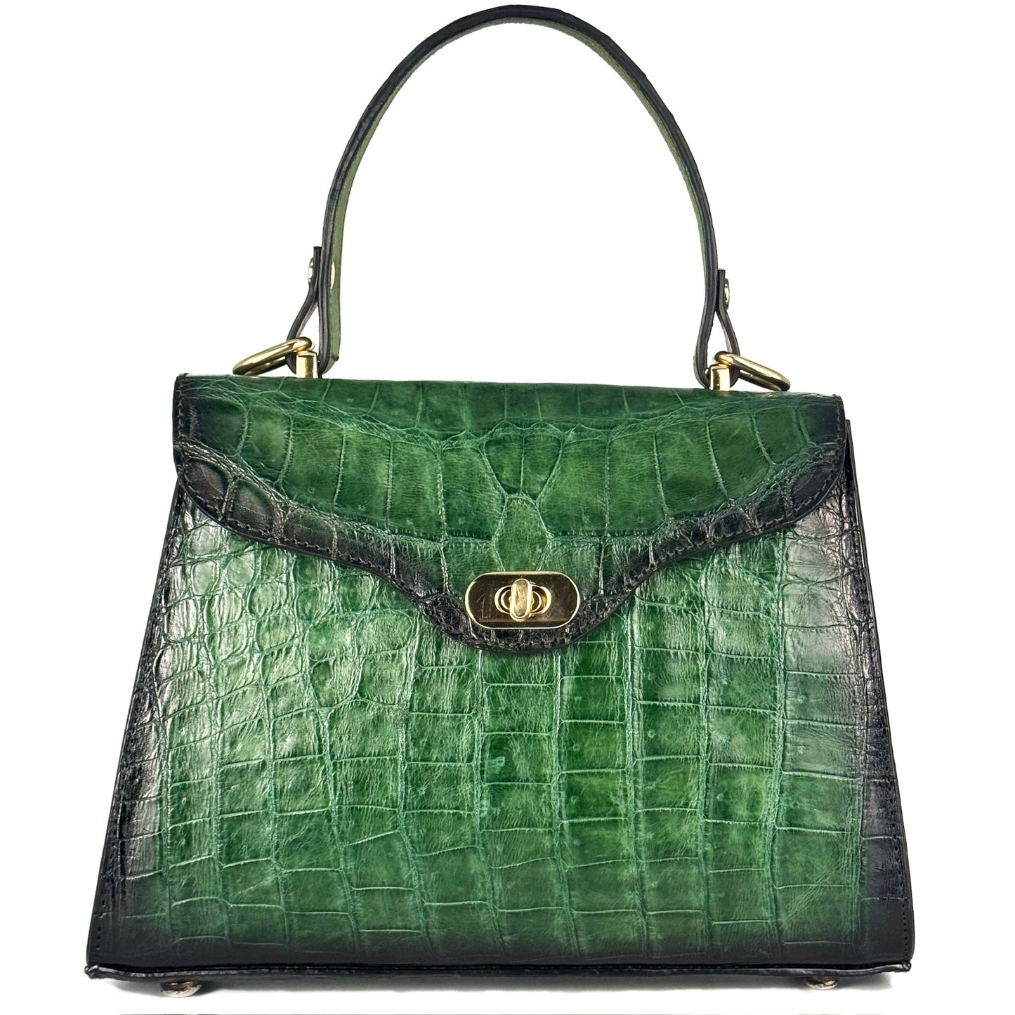 BOLSA COCODRILO GREEN PARA DAMA